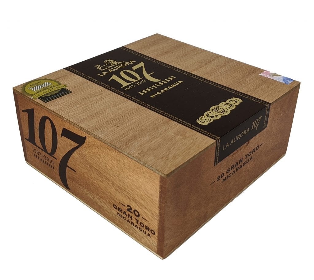 La Aurora - 107 Anniversary Nicaragua Gran Toro 20's
