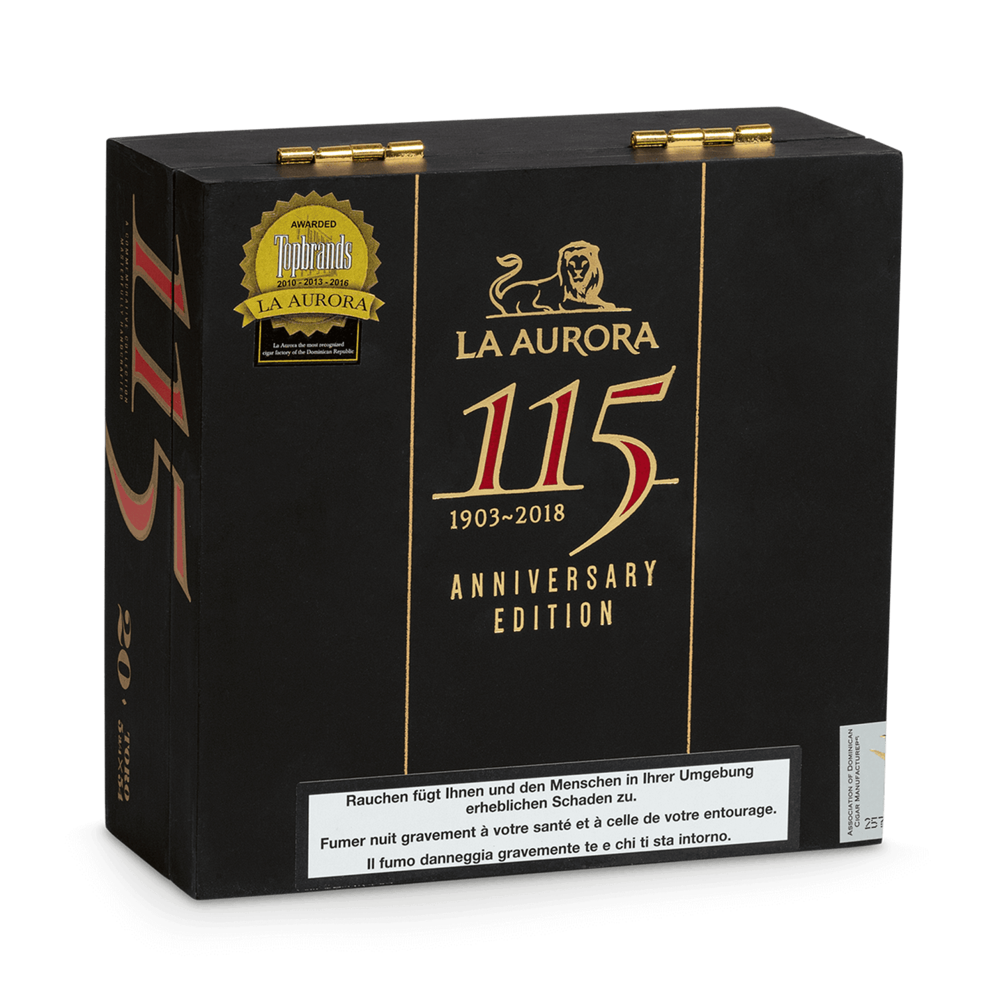 La Aurora - 115 Anniversary Edition Gran Toro 6 X 58 20's
