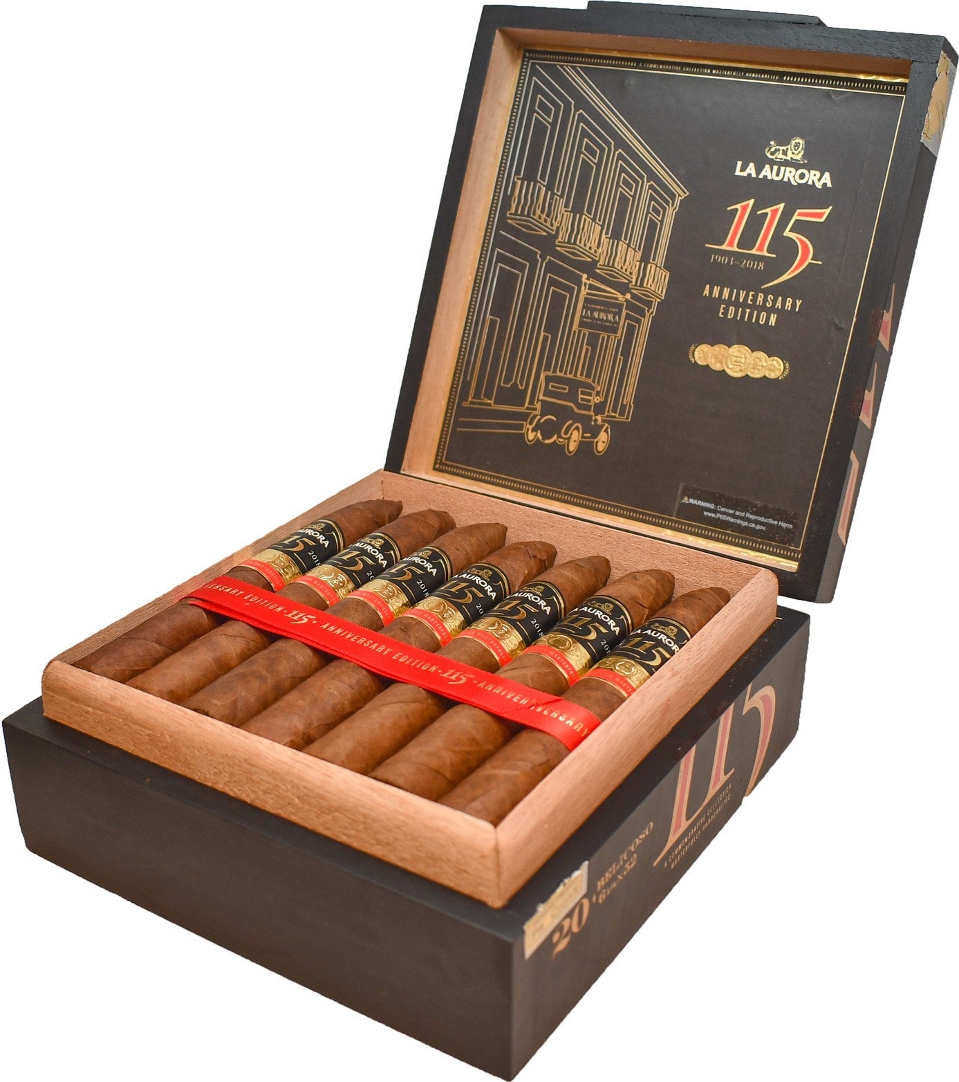 La Aurora - 115 Anniversary Edition Belicoso 6 1/4 X52 20's