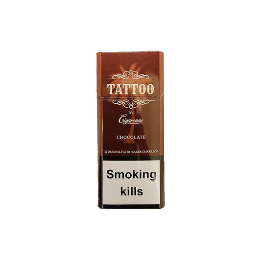Tattoo - Chocolate Super Slims Original Filter Holder Cigarillos 20 sticks