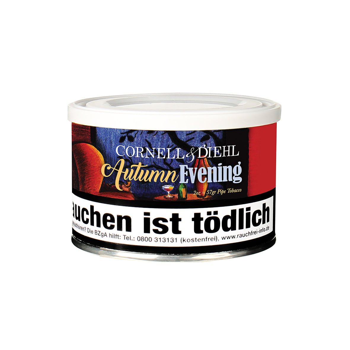cornell & diehl autumn evening pipe tobacco Cornell & Diehl - Autumn Evening 2 oz 56.7 gram tin