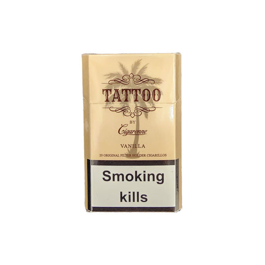 Tattoo - Vanilla King Size Original Filter Holder Cigarillos 20 sticks