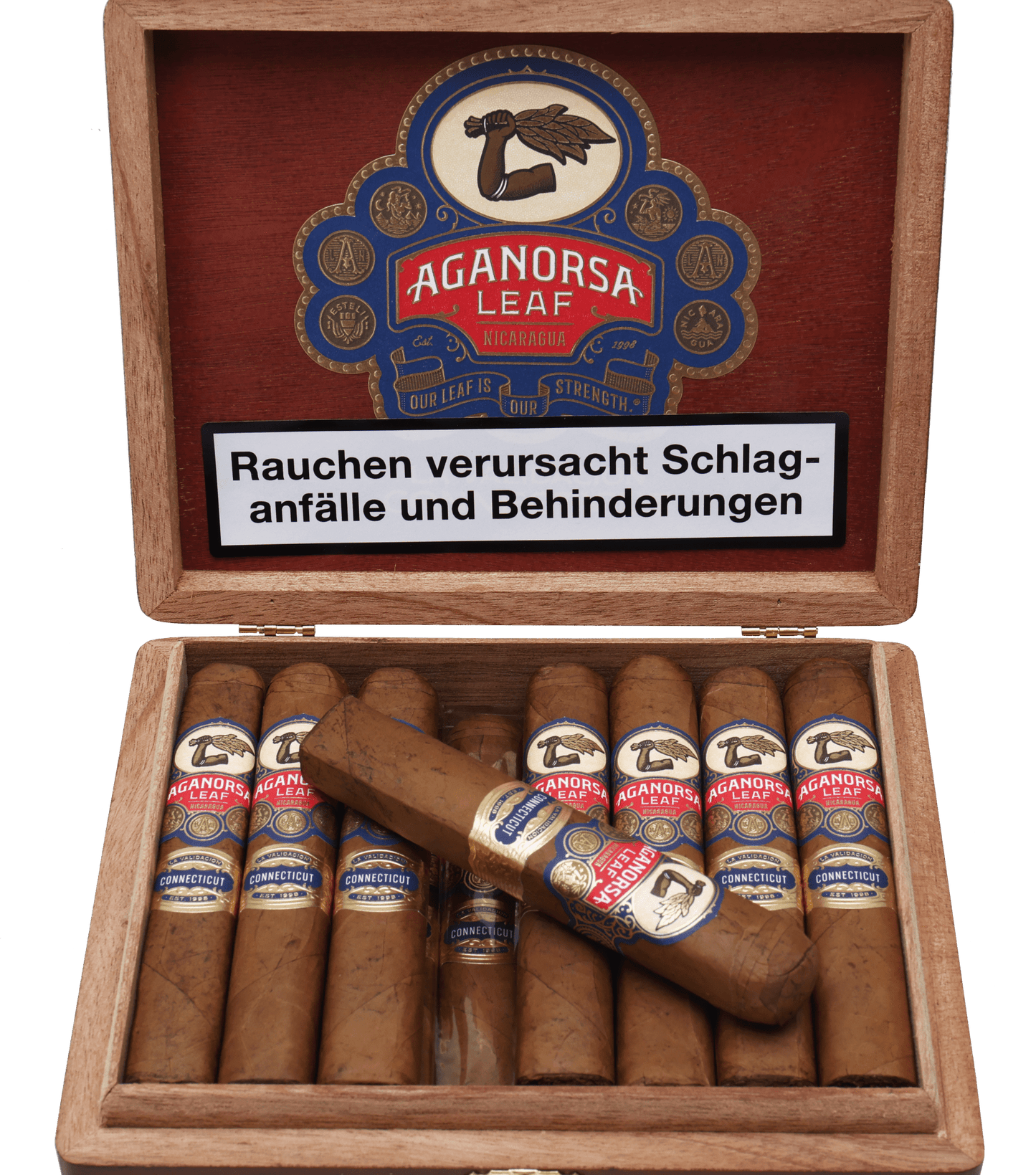 Aganorsa Leaf - La Validacion Connecticut Gran Robusto 5 x 54 15 stick box
