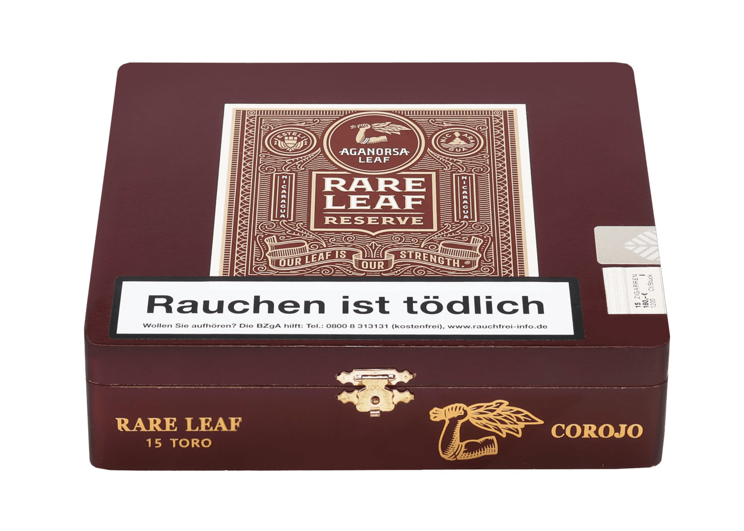 Aganorsa Leaf - Rare Leaf Corojo Toro 15 stick