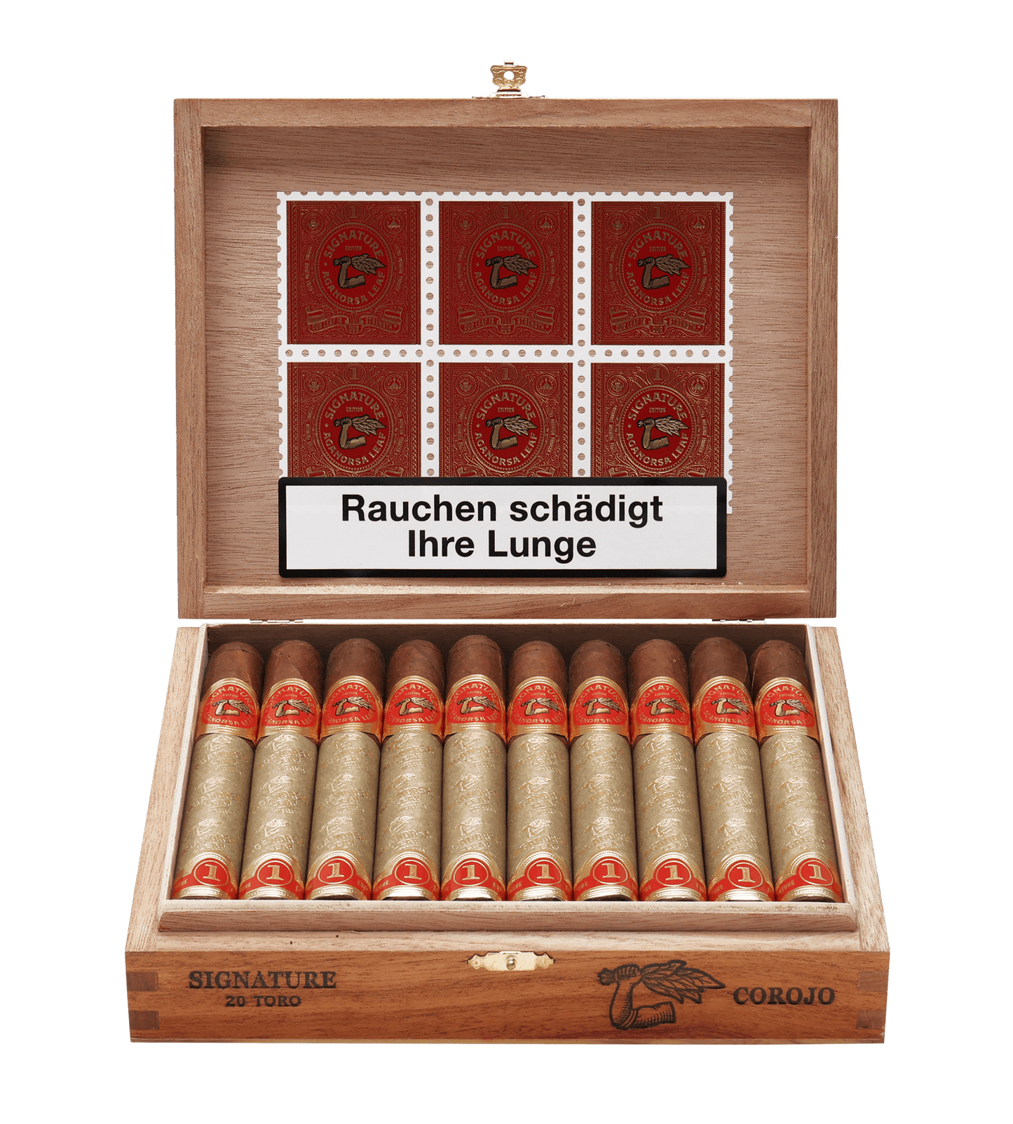 Aganorsa Leaf - Signature Edition Corojo Toro 6 x 52 20 stick box