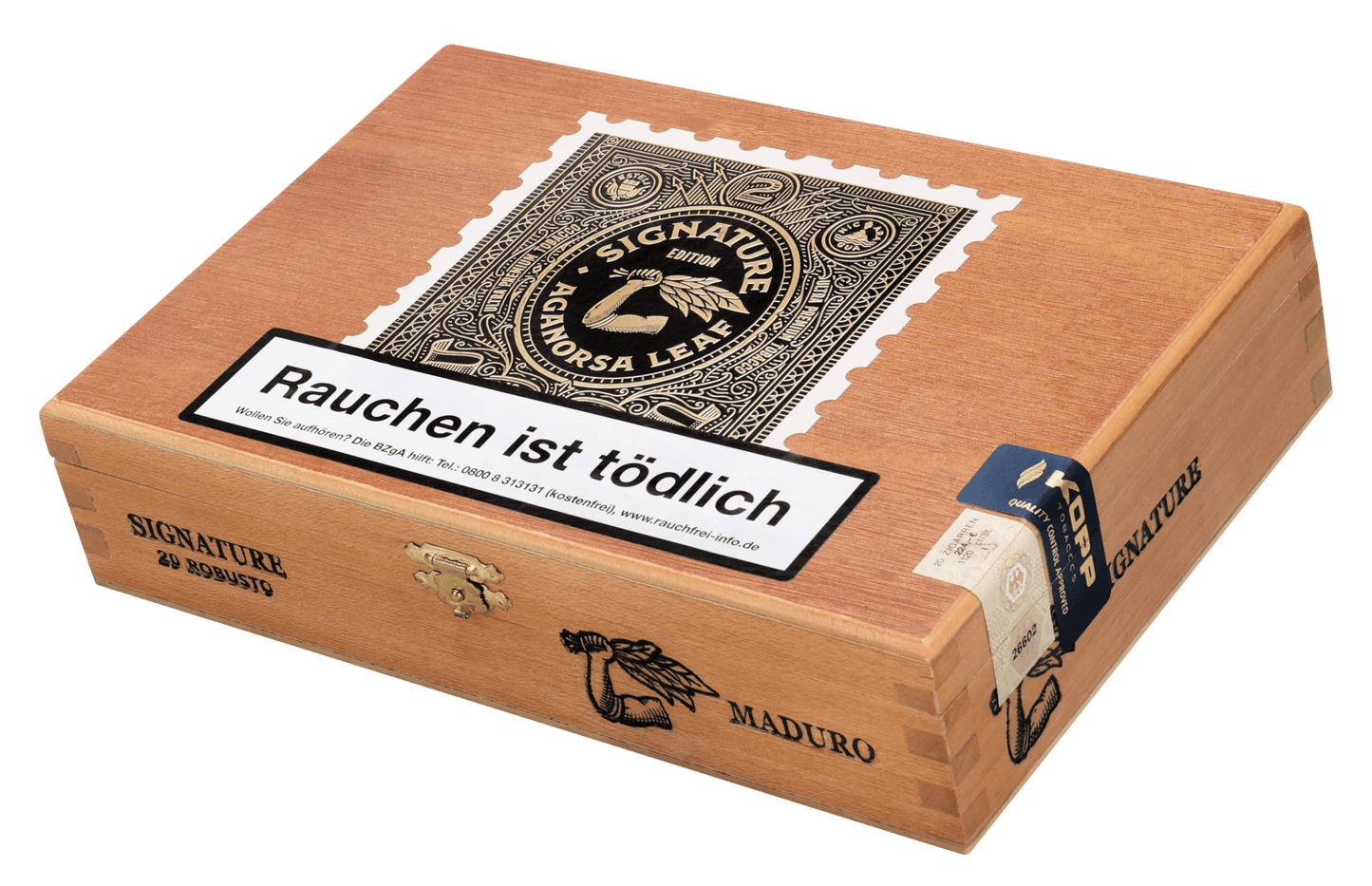 Aganorsa Leaf - Signature Edition Maduro Robusto 5x52 20 stick box