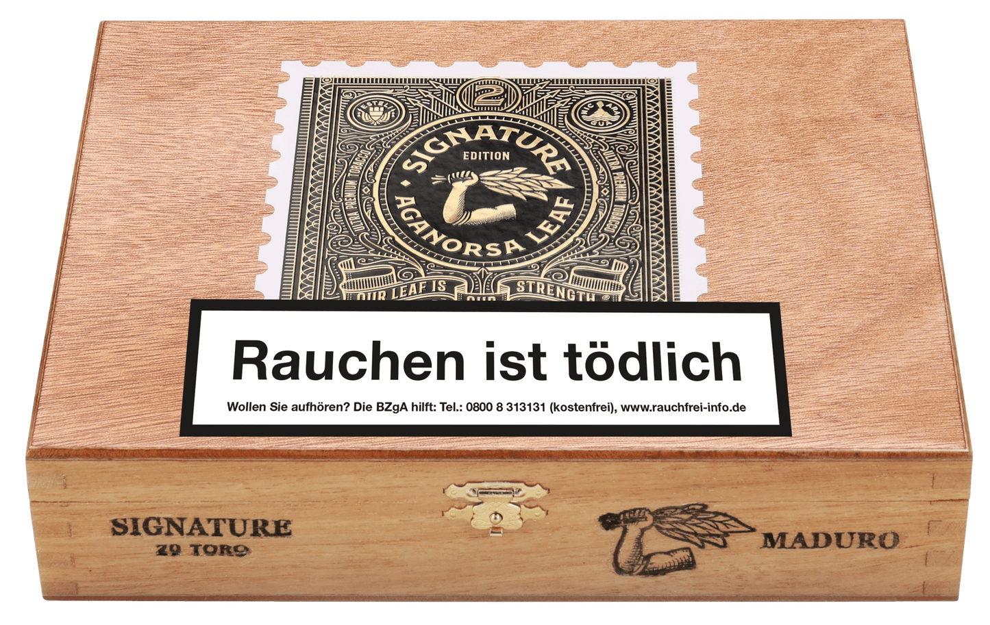 Aganorsa Leaf - Signature Edition Maduro Toro 6 x 52 20 stick box