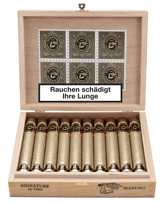 Aganorsa Leaf - 签名版 Maduro Toro 6 x 52 20 条盒
