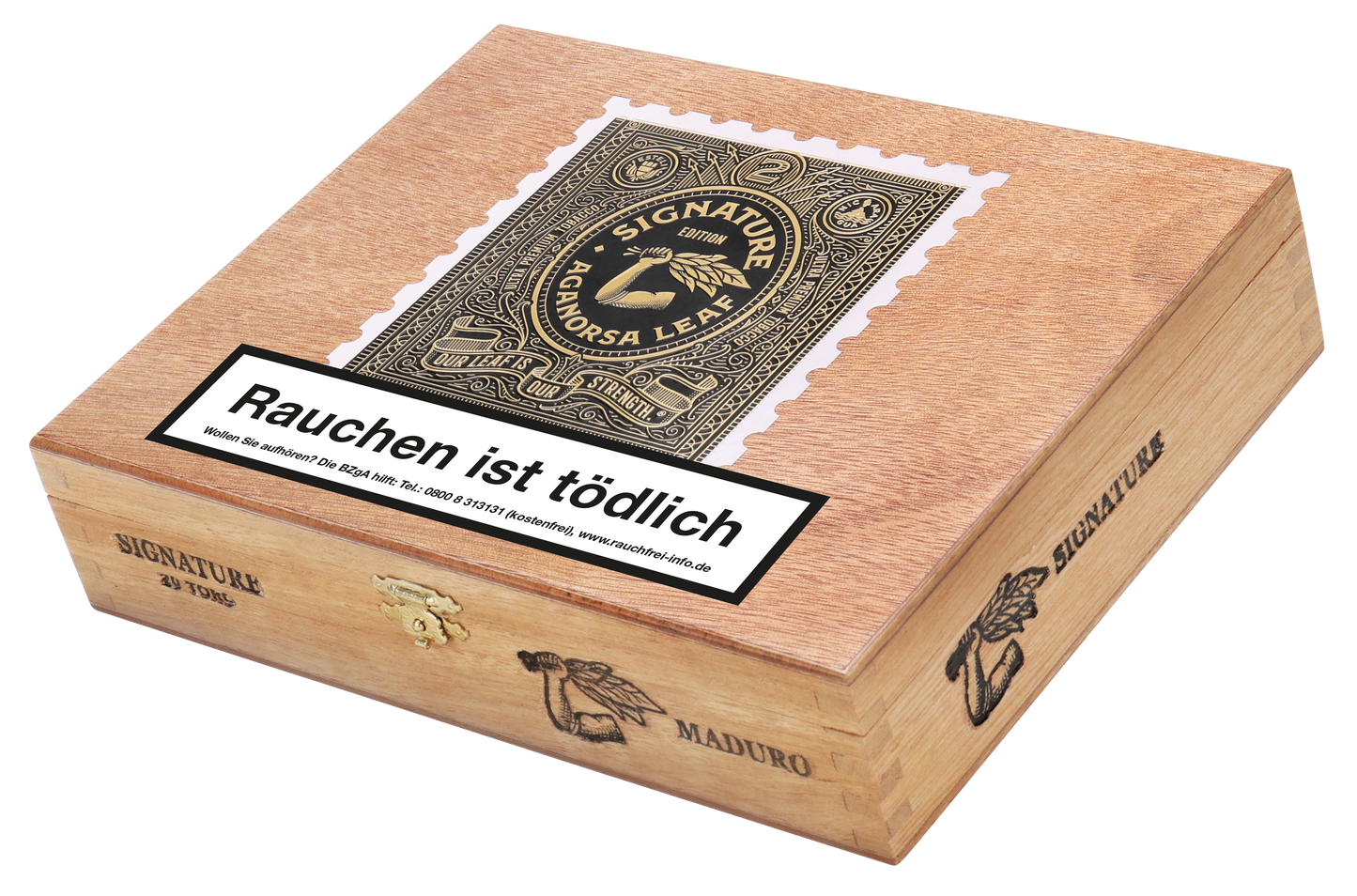 Aganorsa Leaf - Signature Edition Maduro Toro 6 x 52 20 stick box