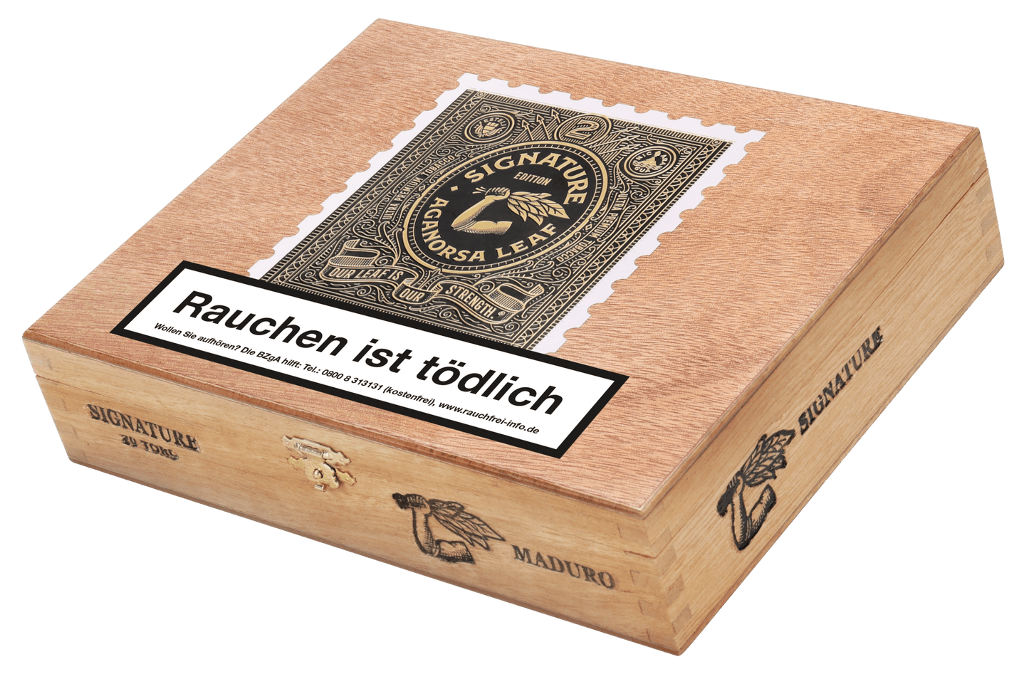 Aganorsa Leaf - Signature Edition Maduro Toro 6 x 52 20 stick box