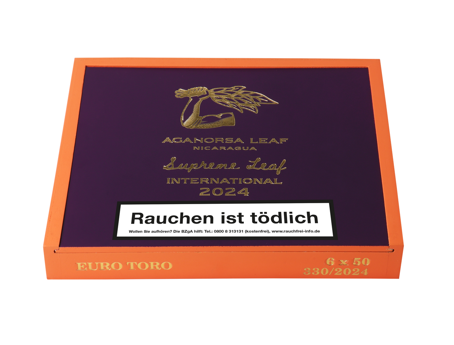 Aganorsa Leaf - Supreme Leaf Euro Toro 6 x 50 10 stick box