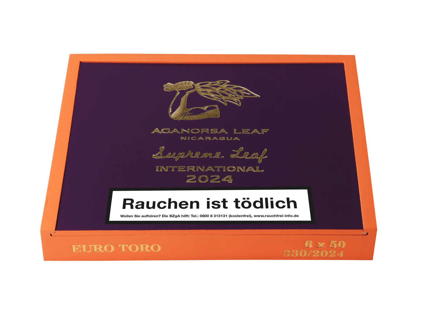 Aganorsa Leaf - Supreme Leaf Euro Toro 6 x 50 10 stick box