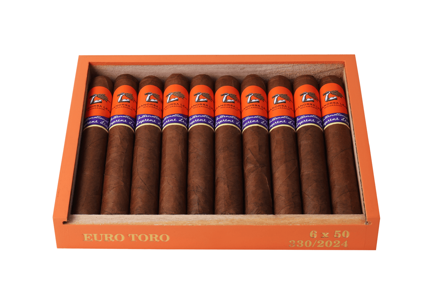 Aganorsa Leaf - Supreme Leaf Euro Toro 6 x 50 10 stick box