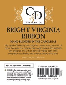 Cornell & Diehl - Bright Virginia Ribbon MYO 16oz 453.6 gram