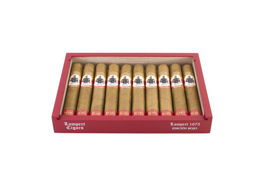 Lampert - 1675 Edicion Rojo Robusto 5 x 50 10 stick box