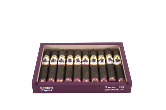 Lampert - 1675 Edicion Morado Robusto 5 x 50 10 stick box