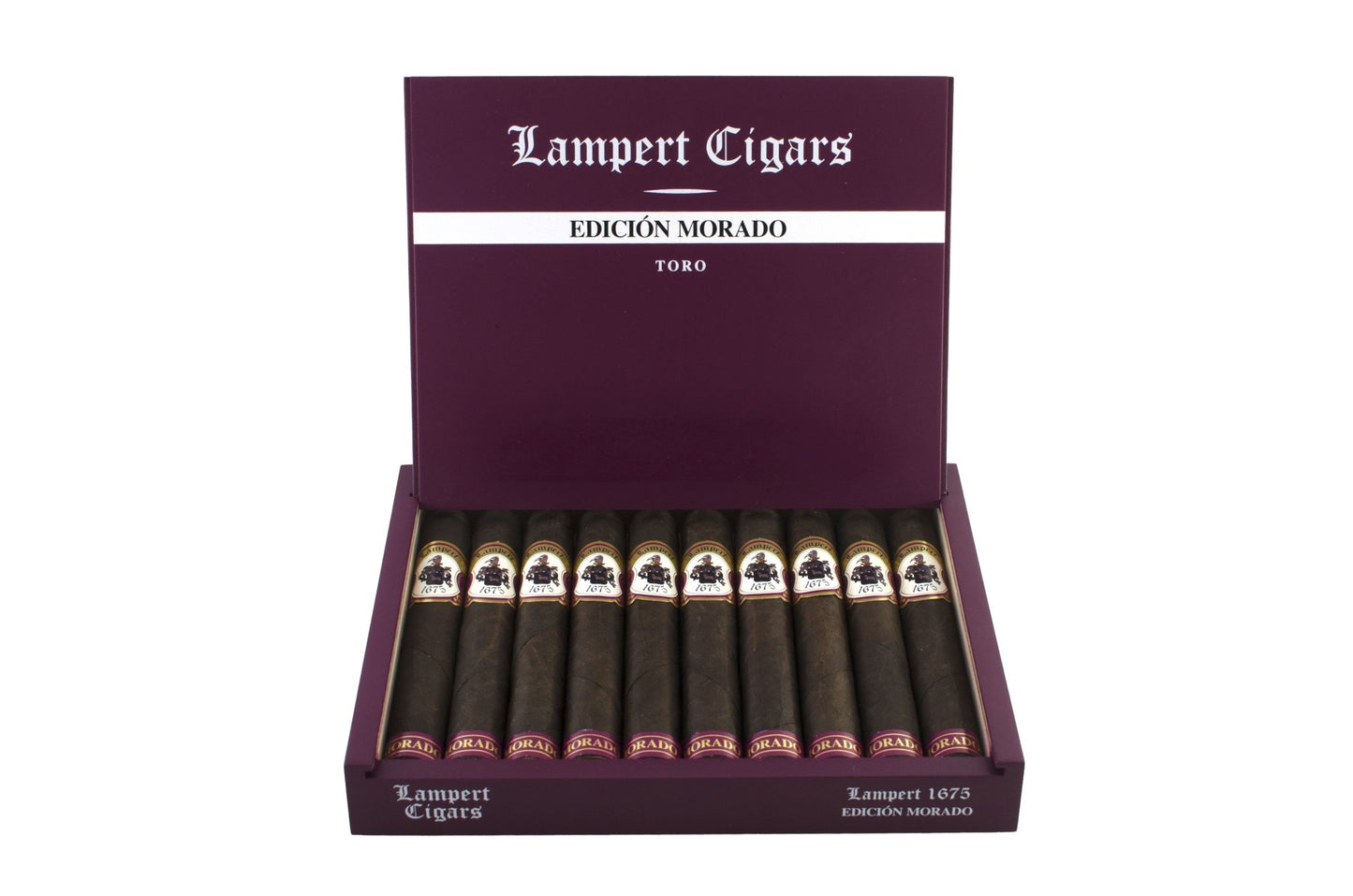 Lampert - 1675 Edicion Morado Toro 6 x 52 10 stick box