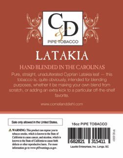 Cornell & Diehl - Latakia MYO 16oz 453.6 gram