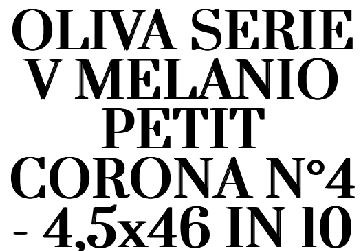 Oliva - Serie V Melanio Gran Reserva Limitada no. 4 10 stick