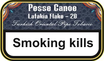 Pesse Canoe - Latakia Flake 20 tin of 50 gram