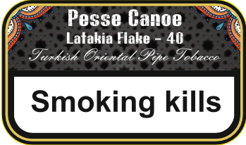 Pesse Canoe - Latakia Flake 40 tin of 50 gram