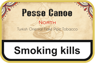 Pesse Canoe - North Turkish oriental flake pipe tobacco 250 gram bag