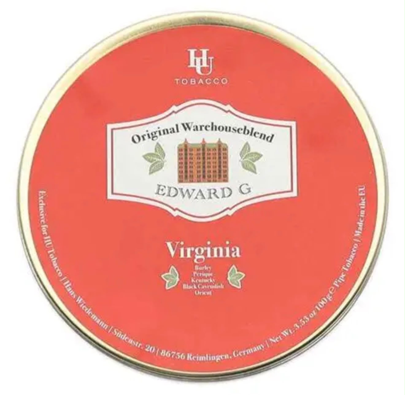 HU - Warehouse Blend Edward G. 100 gram tin