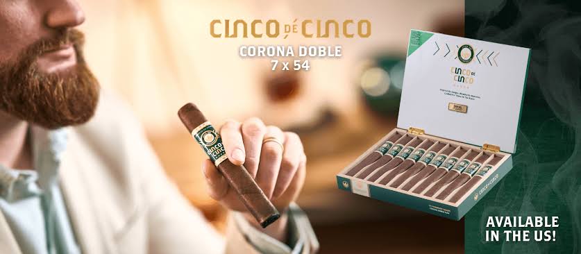 Joya de Nicaragua - Cinco De Cinco Obras Maestras Corona Doble 7 x 54 10 stick