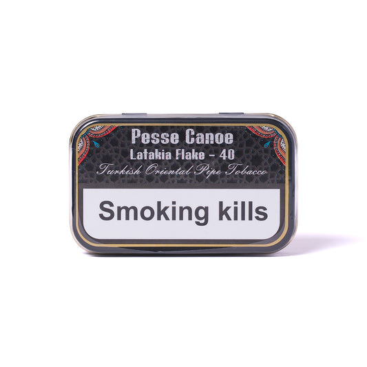 Pesse Canoe - Latakia Flake 40 tin of 50 gram