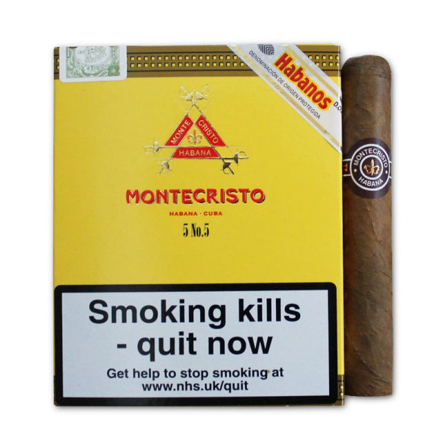 Montecristo - No. 5 C/P 5's x 5, 25's