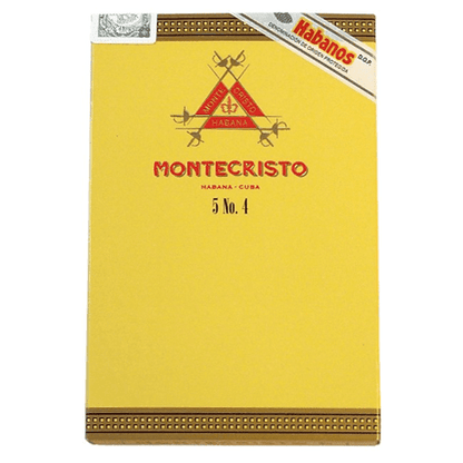 Montecristo - No. 4 C/P 5'sx5, 25's
