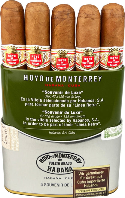 Hoyo de Monterrey -de luxe a/p 5的X 10 50