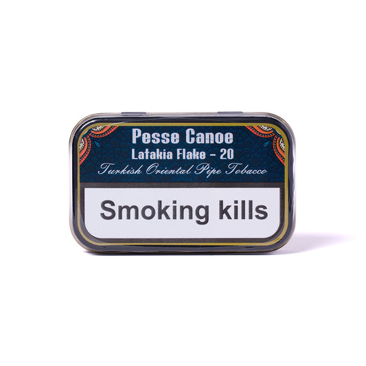 Pesse Canoe - Latakia Flake 20 tin of 50 gram