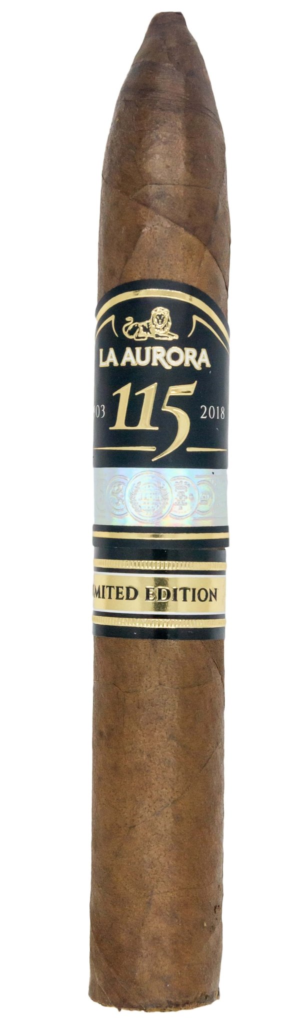 La Aurora -115周年纪念版Belicoso 6 1/4 X52 20