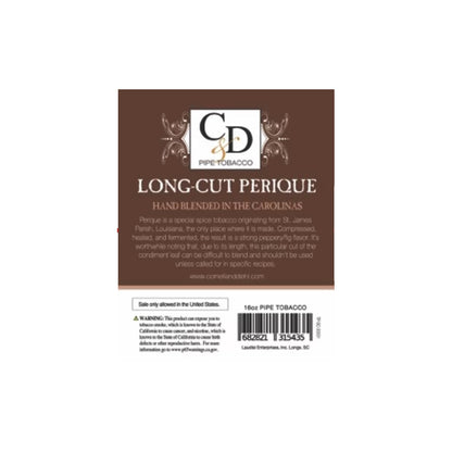 Cornell & Diehl - Long Cut Perique MYO 16oz 453.6 gram