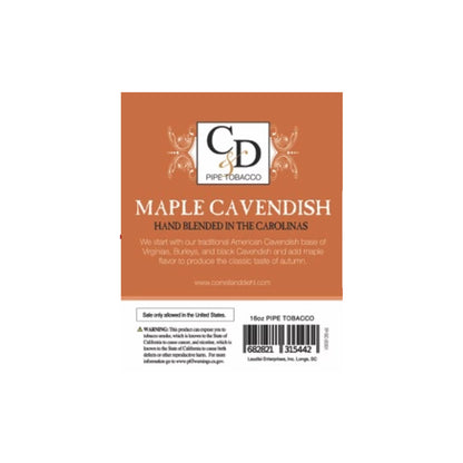 Cornell & Diehl - Maple Cavendish MYO 16oz 453.6 gram