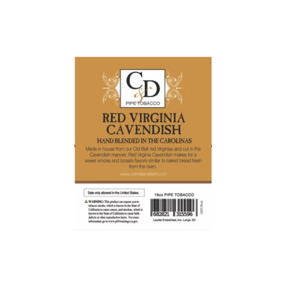 Cornell & Diehl - Red Virginia Cavendish MYO 16oz 453.6 gram