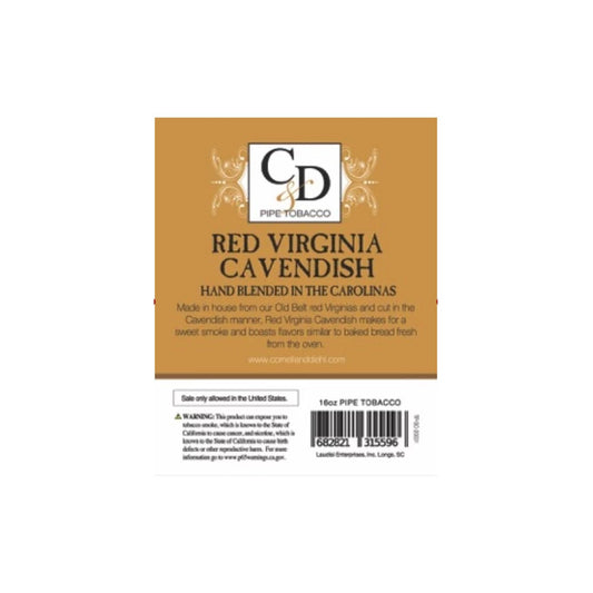 Cornell & Diehl - Red Virginia Cavendish MYO 16oz 453.6 gram