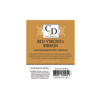 Cornell & Diehl - Red Virginia Ribbon MYO 16oz 453.6 gram