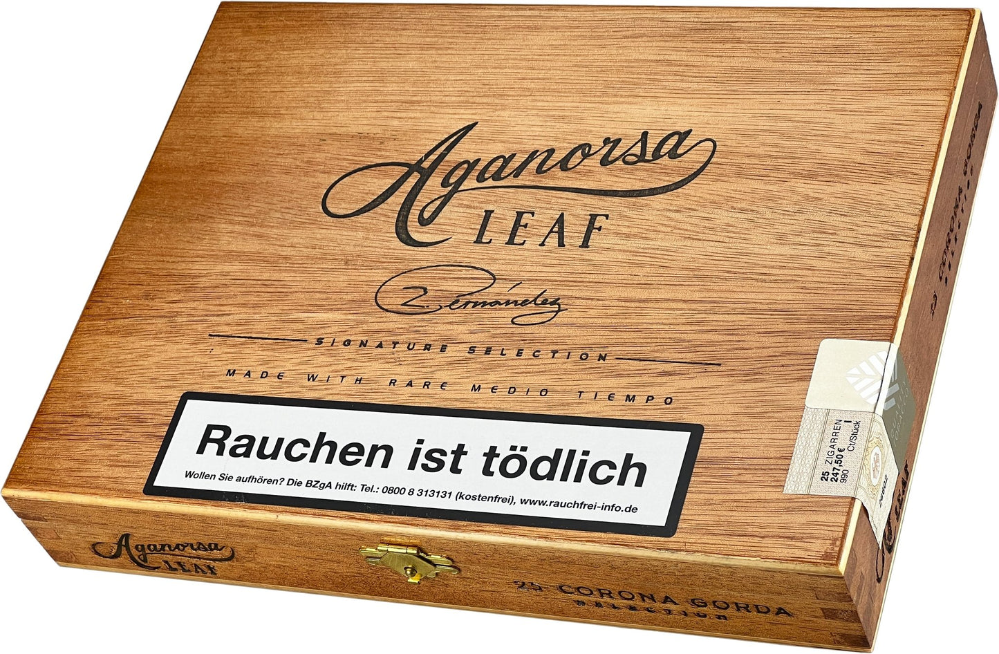 Aganorsa Leaf - 签名版 Corojo Corona Gorda 6 x 44 20 支