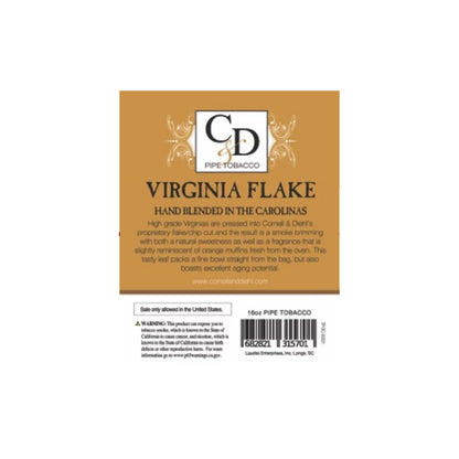 Cornell & Diehl - Virginia Flake MYO 16oz 453.6 gram