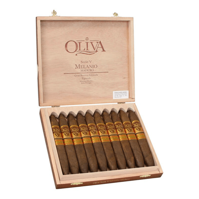 Oliva - Serie V Melanio Maduro Figurado 6 1/2 x 52 10 stick