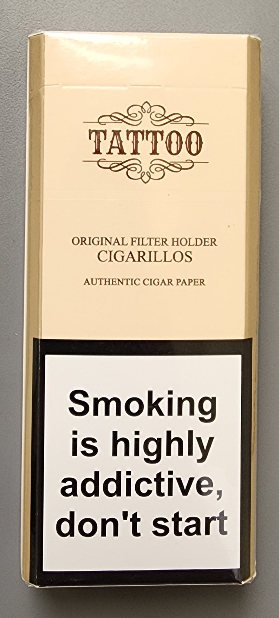 Tattoo - Vanilla Super Slims Original Filter Holder Cigarillos 20 sticks
