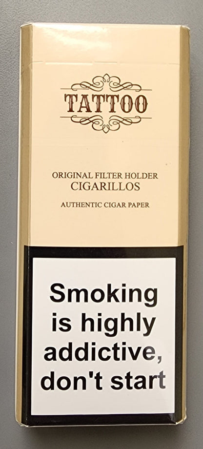 Tattoo - Vanilla Super Slims Original Filter Holder Cigarillos 20 sticks