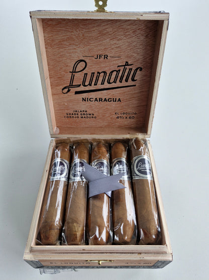 Aganorsa Leaf - JFR Lunatic, Corojo Maduro El Loquito 4 3/4 x 60 10 stick box