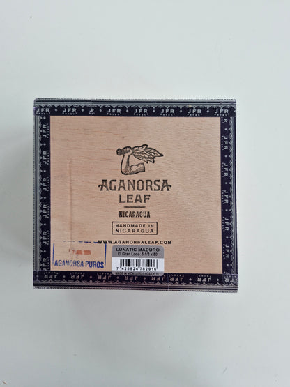 Aganorsa Leaf, JFR Lunatic Corojo Maduro El Gran Loco 5 1/2 x 80 10 stick box