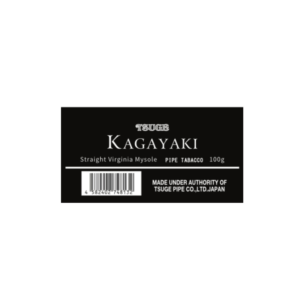 Tsuge - Kagayaki Straight Virginia Mysole Pipe Tobacco 100 gram