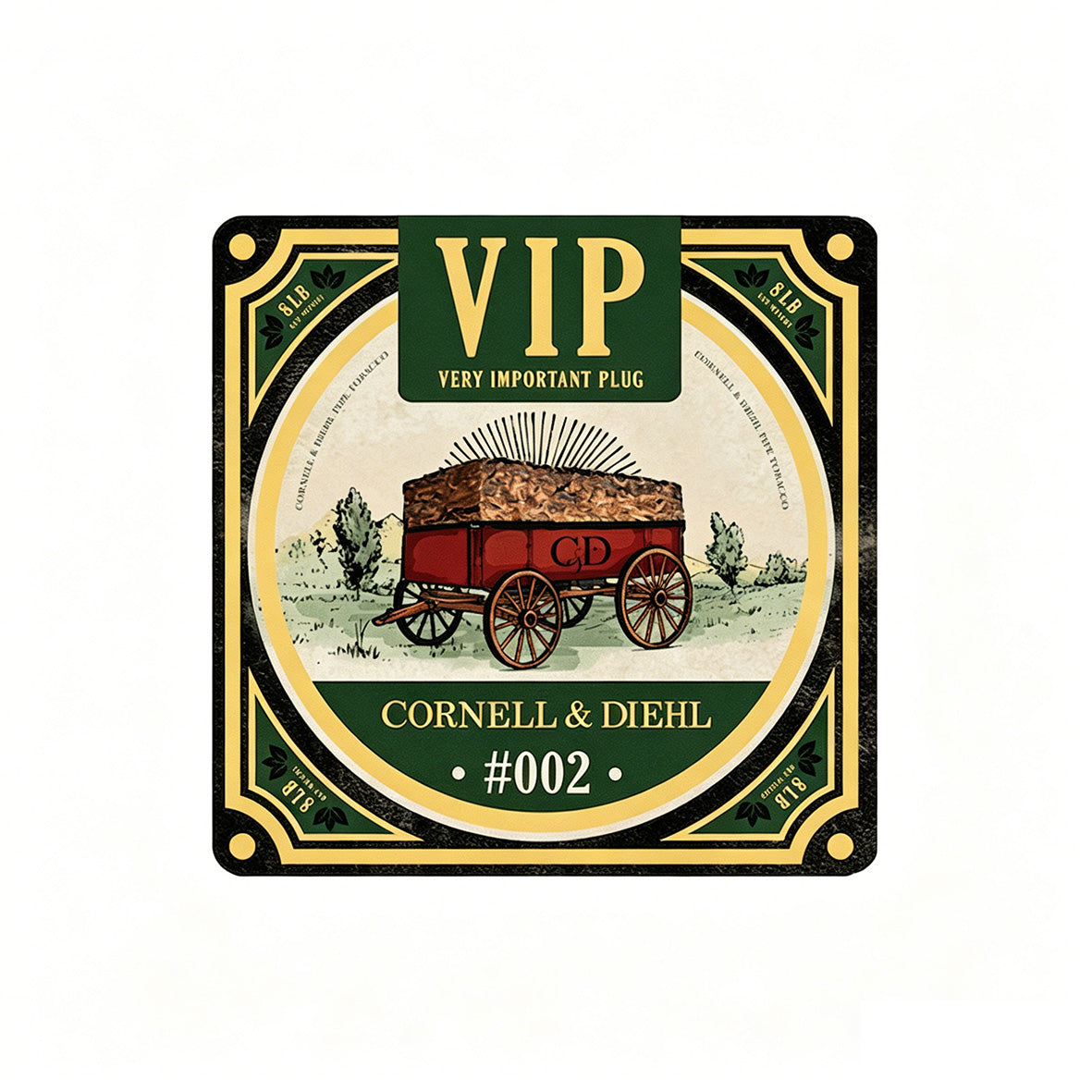 Cornell & Diehl - VIP #002 Very Important Plug 8 Lbs 3.628 Kilo