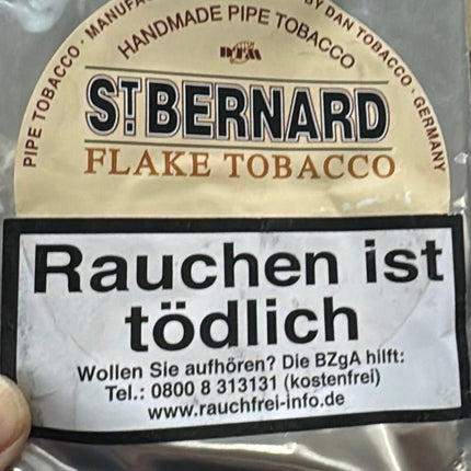 St Bernard Flake pipe tobacco 250 gram bag