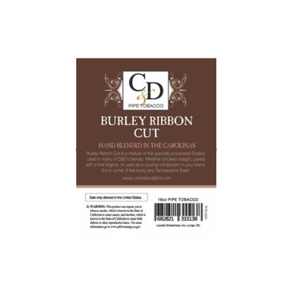 Cornell & Diehl - Burley Ribbon Cut MYO 16oz 453.6 gram